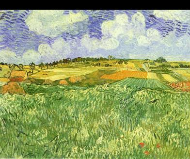 Vincent Van Gogh Plain Near Auvers